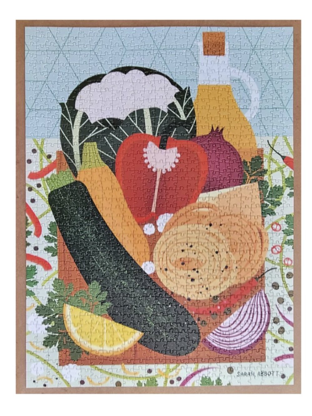 VEGGIE RECIPE by Seltzer JIGSAW PUZZLE 1000 pieces - Picture 2 of 7